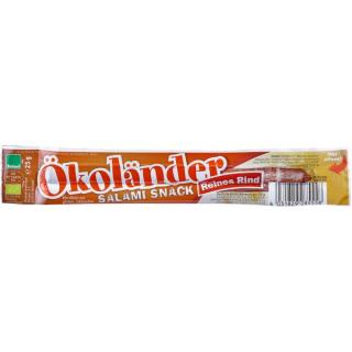 Ökoland Ökoländer Salami-Snack Rind, 25 gr Stück