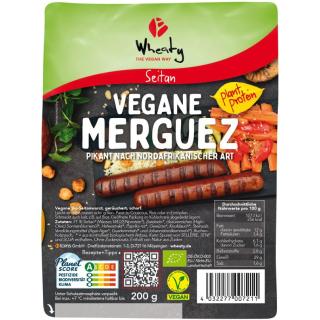 Topas Wheaty Veganwurst Merguez, 5 Stück, 200 gr P