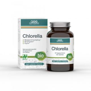 GSE Chlorella-Tabletten, 240 Stück Glas