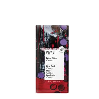 Vivani Feine Bitter Cassis Schokolade, 100 gr Stüc