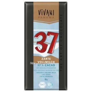 Zarte Vollmilch mit 37% Cacao