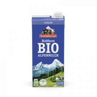 Berchtesg Haltbare Bio-Milch, 1 ltr Tetra Pack