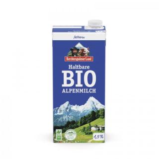 Berchtesg Haltbare Bio-Milch, 1 ltr Tetra Pack