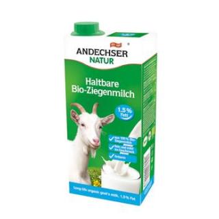 Andechser Natur H-Ziegenmilch, 1 Ltr. Tetra Pack