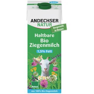 Andechser Natur H-Ziegenmilch, 1 Ltr. Tetra Pack