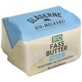 Gläserne Molkerei Fassbutter Sauerrahm natur, 250 g