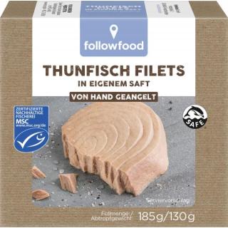 followfish Skipjack Thunfisch Natur, 185 gr Dose