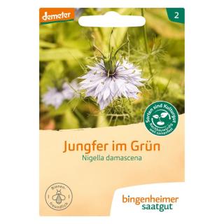 Jungfer in Grün