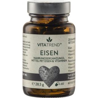 VitaTrend Eisen Kapseln, 60 St Glas