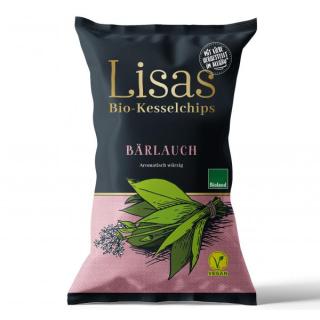 Lisas Bio-Kesselchips Bärlauch 125 g, Packung
