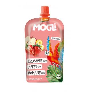 Mogli Quetschi Erdbeere, 120 gr Stück