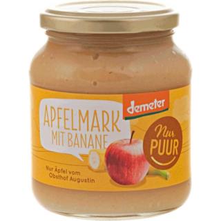 nur Apfelmark mit Banane