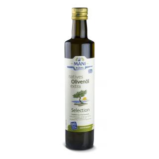 Mani Bläuel Olivenöl, 0,5 ltr Flasche