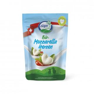 Frischkäserei  Züger Mozzarella Herzen, 130 gr Beu