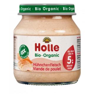 Holle Hühnchenfleisch, 125 gr Glas