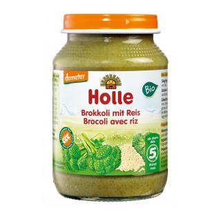 Brokkoli mit Vollkornreis