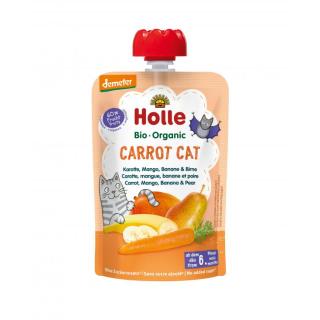Holle Carrot Cat Karotte, Mango, Banane & Birne, 1
