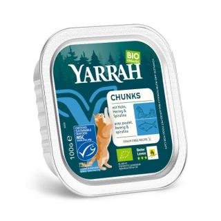 Yarrah Katzenfutter - mit Huhn und Makrele, in Alu