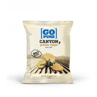 Go Pure Canyon Chips sea salt, 125 gr Packung