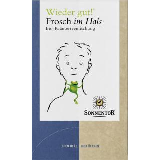 Frosch im Hals- Wieder gut!