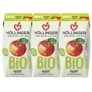 Höllinger Bio Apfel, naturtrüb, 3x 200 ml Tetra Pa