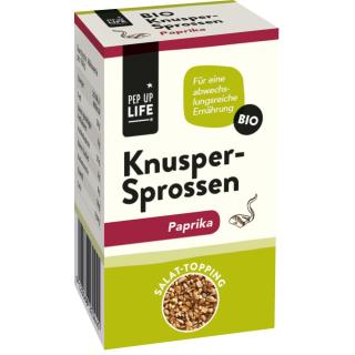 PepUpLife Knusper Sprossen Paprika, 100 gr Packung
